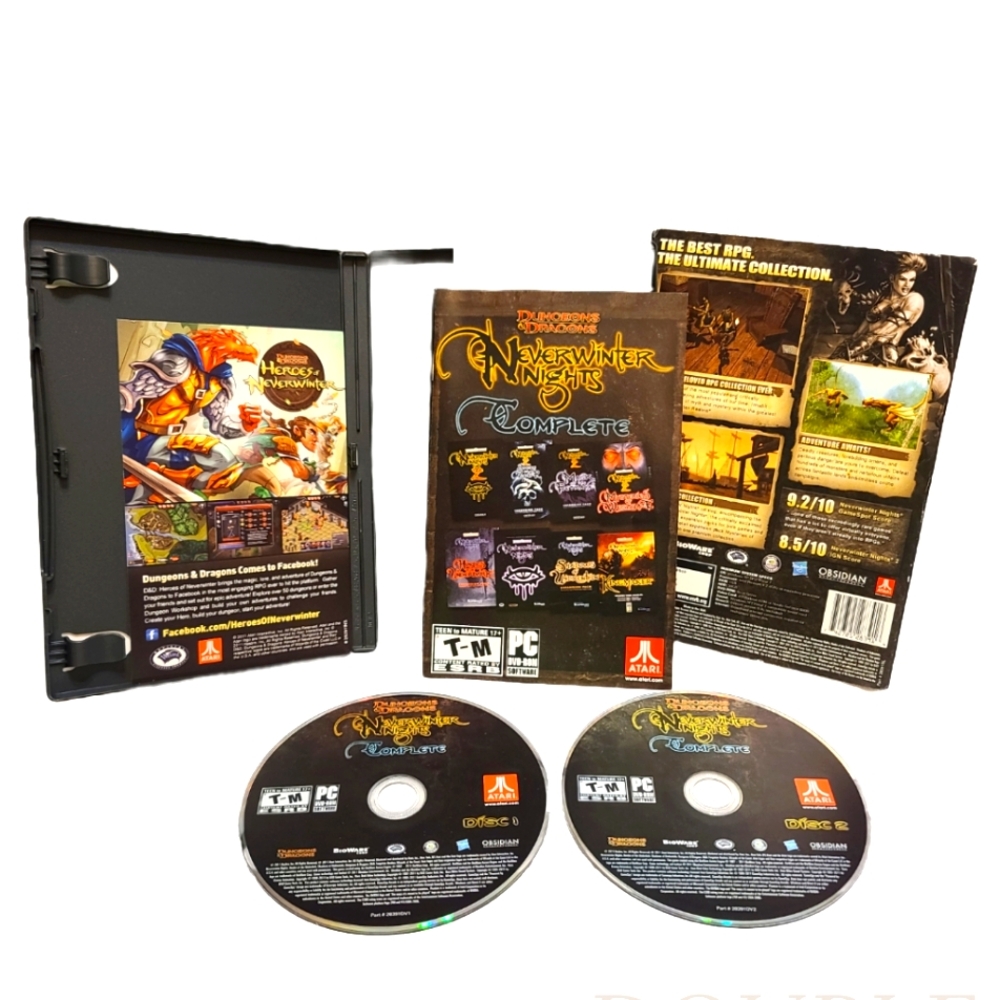 Dungeons & Dragons: Neverwinter Nights Complete Edition PC (Atari, 2-disc)